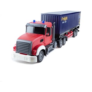 اسباب بازی ماشین کنترلی تریلی کانتینردار بزرگ Remote Control TRANSPORT TRUCK مقیاس 1:24_اسباب بازی ماشین کنترلی